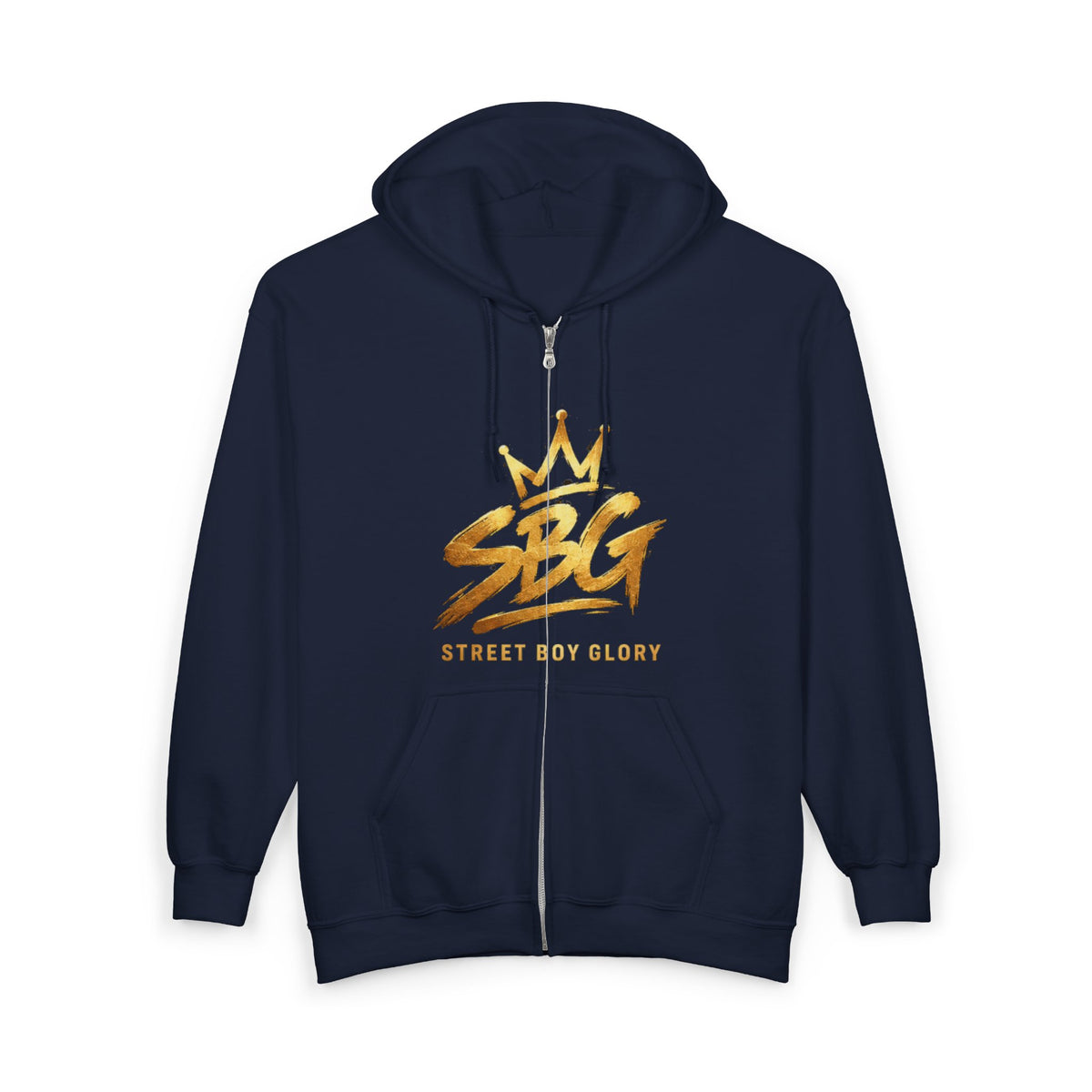 Street Boy Glory Gold Crown Full-Zip Hoodie