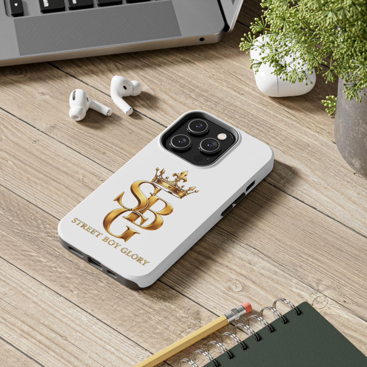 Street Boy Glory Crown Monogram Tough Phone Case