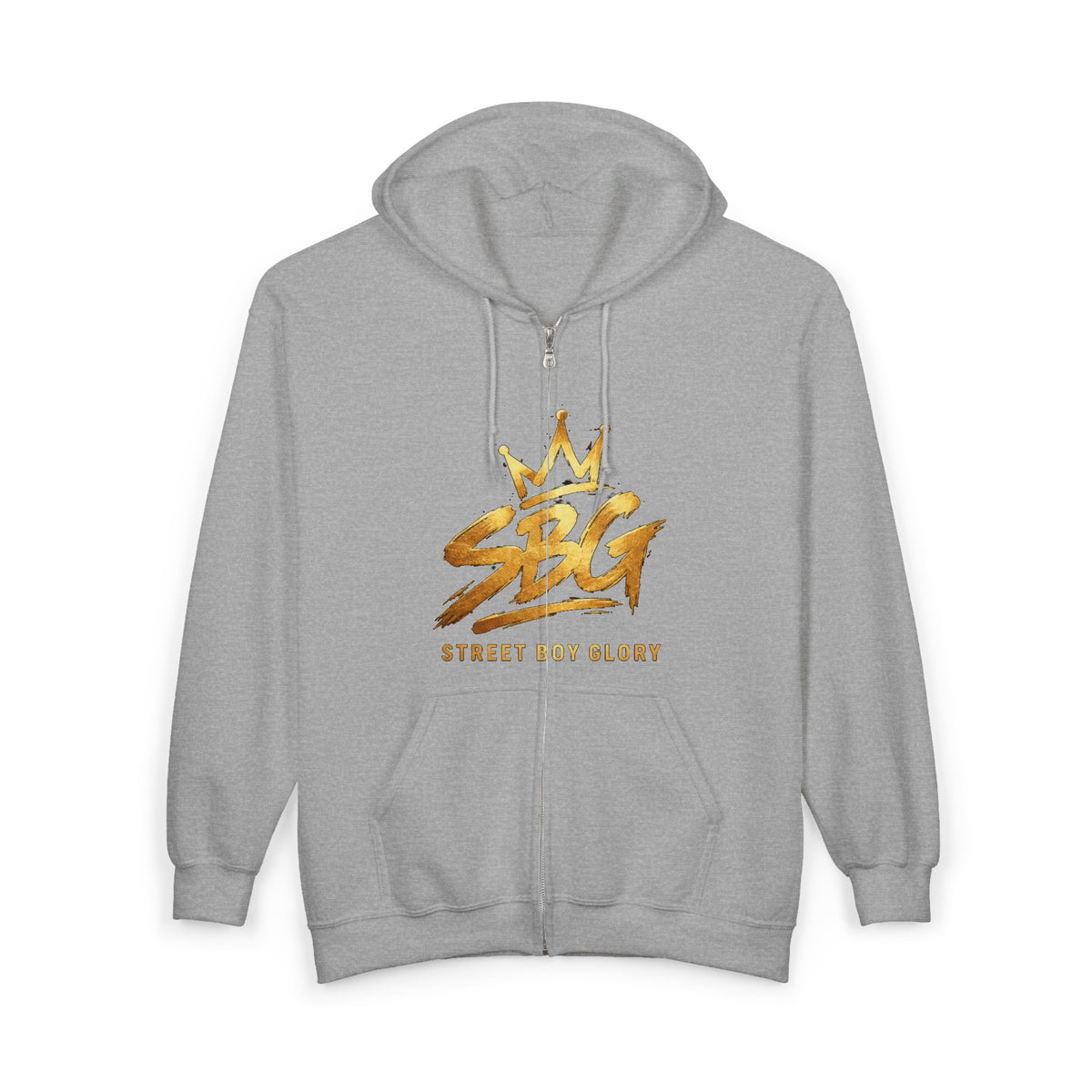 Street Boy Glory Gold Crown Full-Zip Hoodie